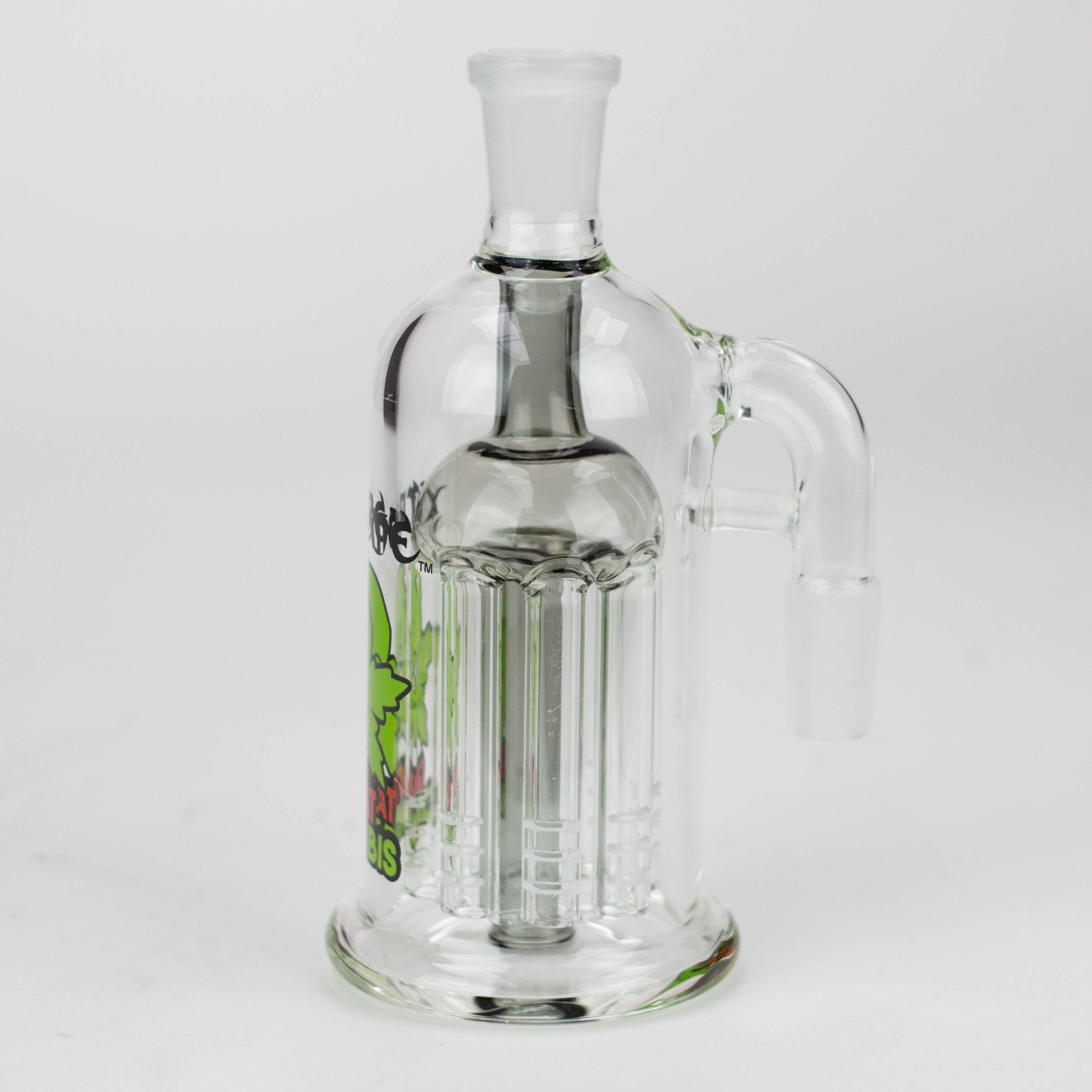 xtreme 5" glass bong tree arms diffuser ash catcher xtreme 5" glass bong tree arms diffuser ash catcher