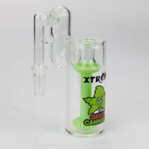 xtreme 5" glass bong showerhead diffuser ash catcher