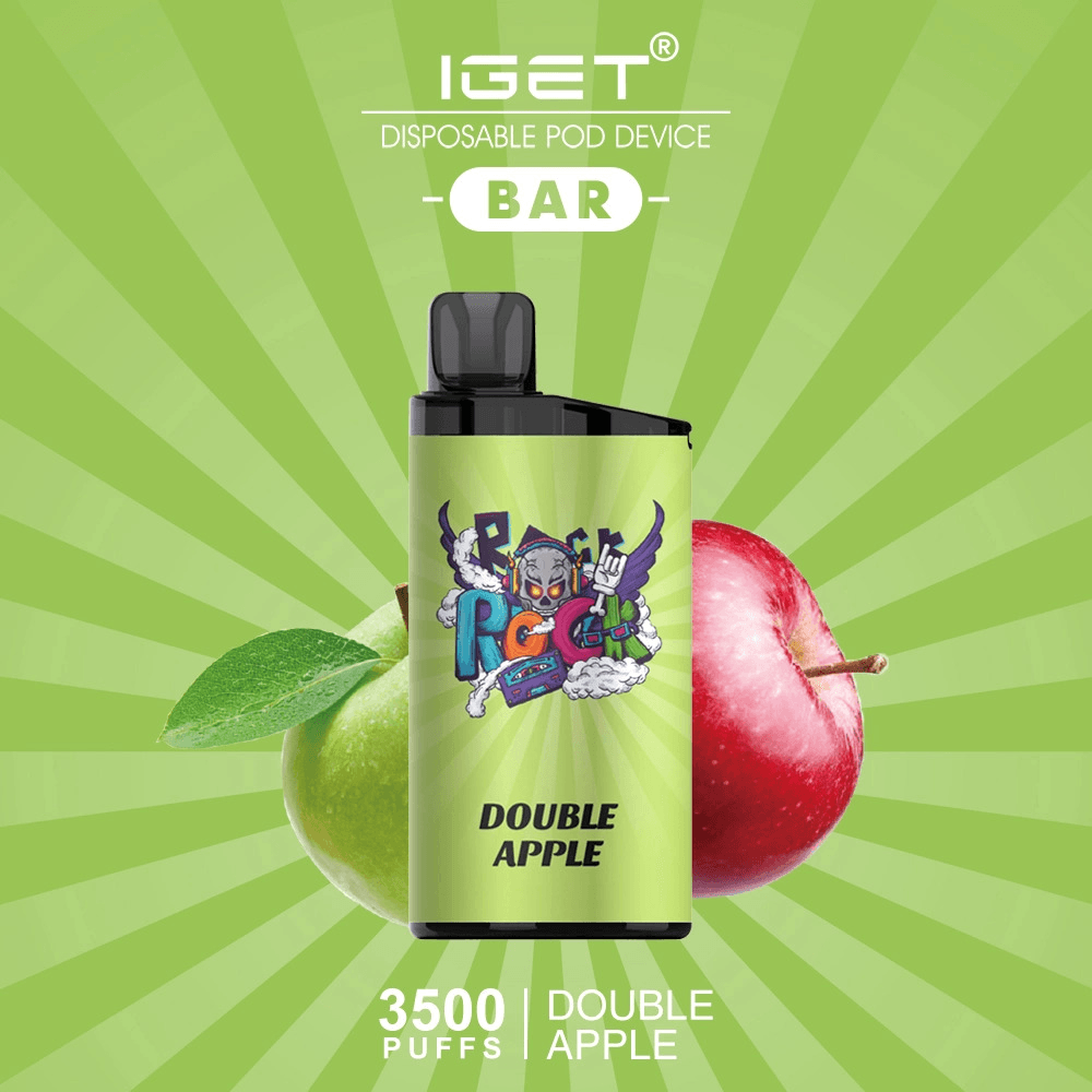 iget bar double apple 3500 puffs disposable vape iget bar double apple 3500 puffs disposable vape