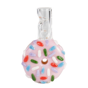 potv x empire glass pink frosted donut
