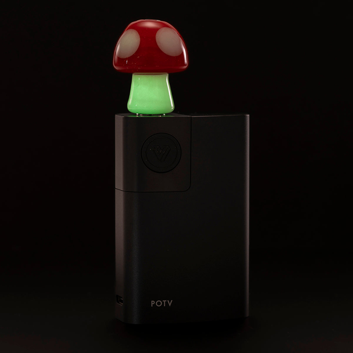 potv x empire glass red & white mushroom potv x empire glass red & white mushroom