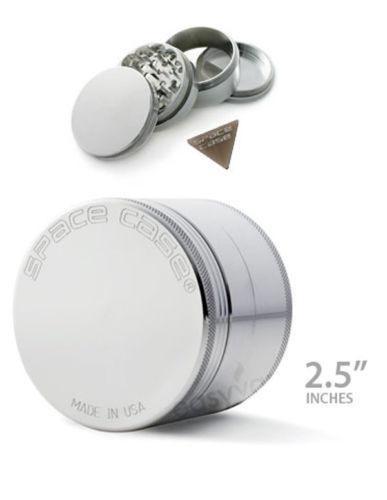 space case 4 piece aluminum grinder sifter small, medium or large space case 4 piece aluminum grinder sifter small, medium or large