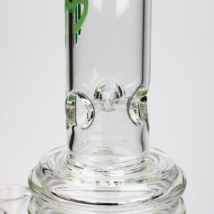 17 inches h2o glass water bong with double layer honeycomb
