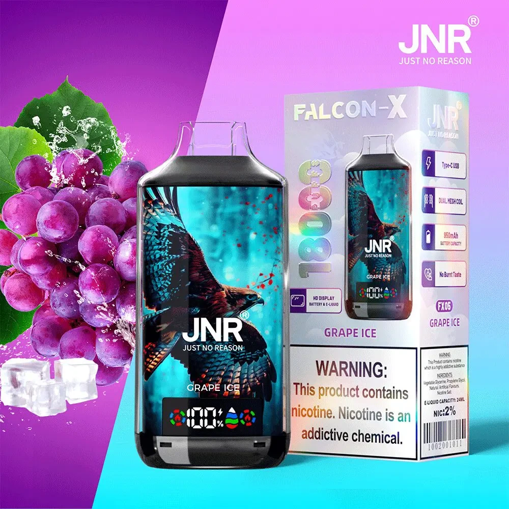 jnr falcon x 18000 puffs 30 pack (ship from oversea) jnr falcon x 18000 puffs 30 pack (ship from oversea)