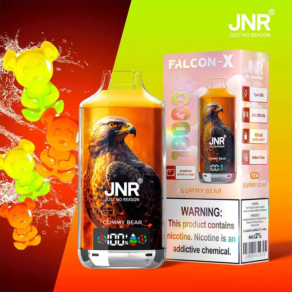 jnr falcon x 18000 puffs 30 pack (ship from oversea) jnr falcon x 18000 puffs 30 pack (ship from oversea)