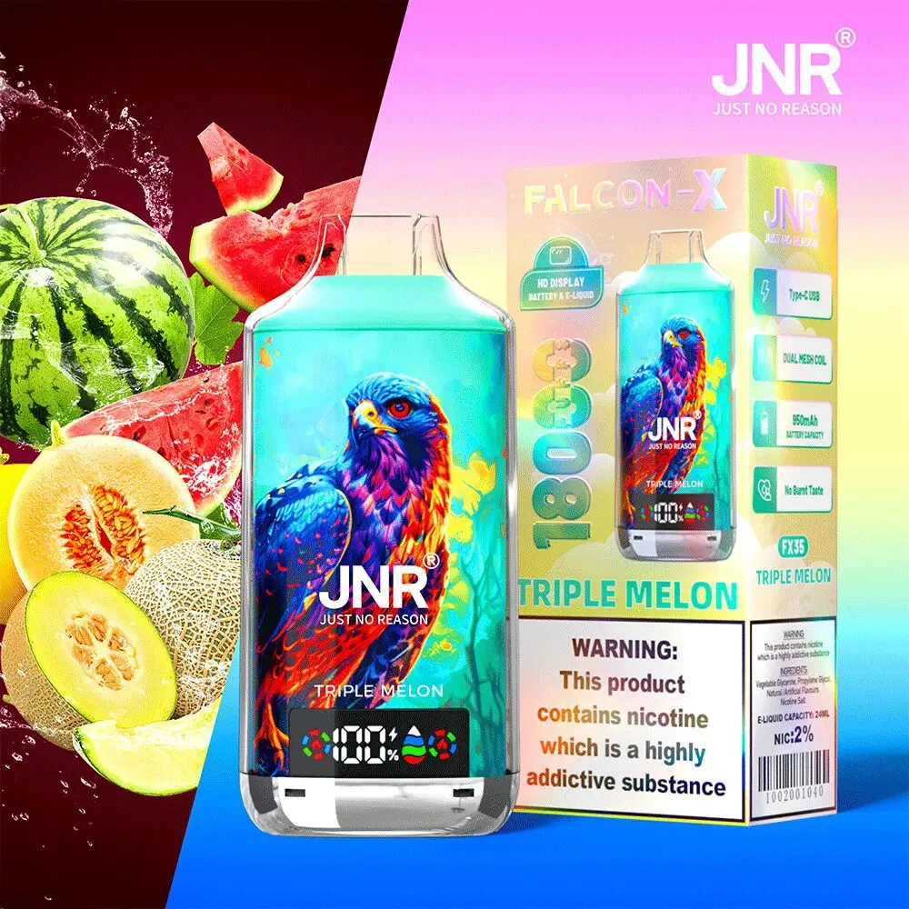 jnr falcon x 18000 puffs 30 pack (ship from oversea) jnr falcon x 18000 puffs 30 pack (ship from oversea)