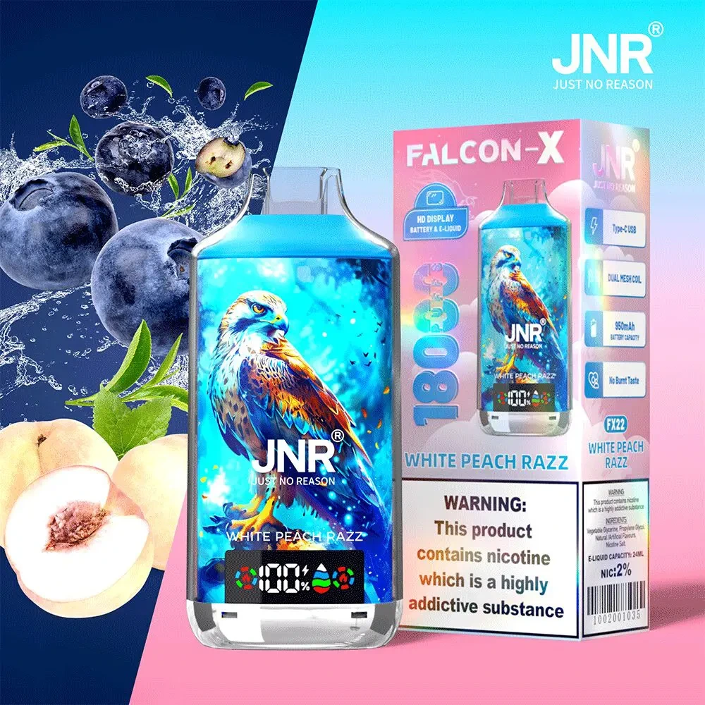 jnr falcon x 18000 puffs 30 pack (ship from oversea) jnr falcon x 18000 puffs 30 pack (ship from oversea)