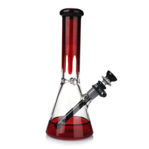 10 phoenix star color drop beaker bong red.jpg