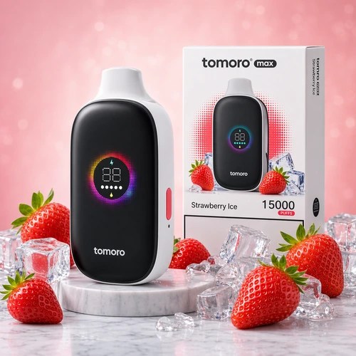 tomoro 15000 puffs strawberry ice.jpg tomoro 15000 puffs strawberry ice.jpg
